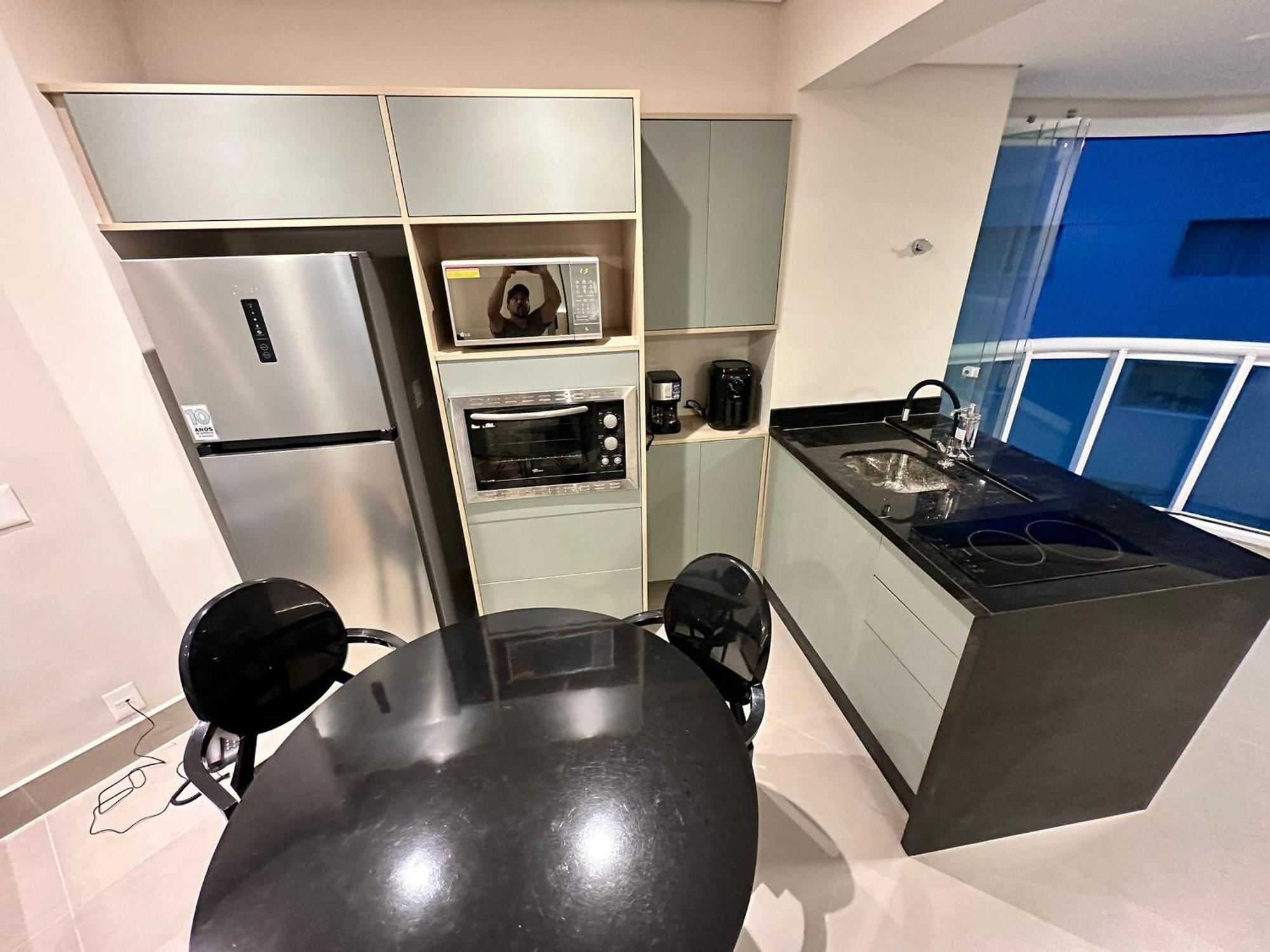 Апартаменти Residencial Estanconfor Com Vista Mar 2 Ac E Garagem Сантус Екстер'єр фото
