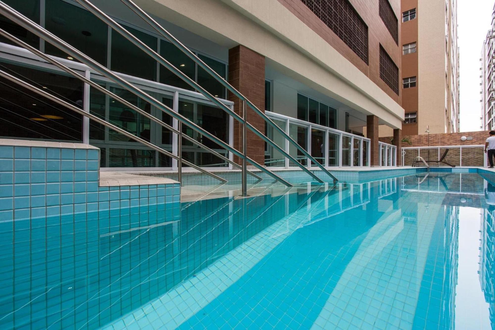 Апартаменти Residencial Estanconfor Com Vista Mar 2 Ac E Garagem Сантус Екстер'єр фото